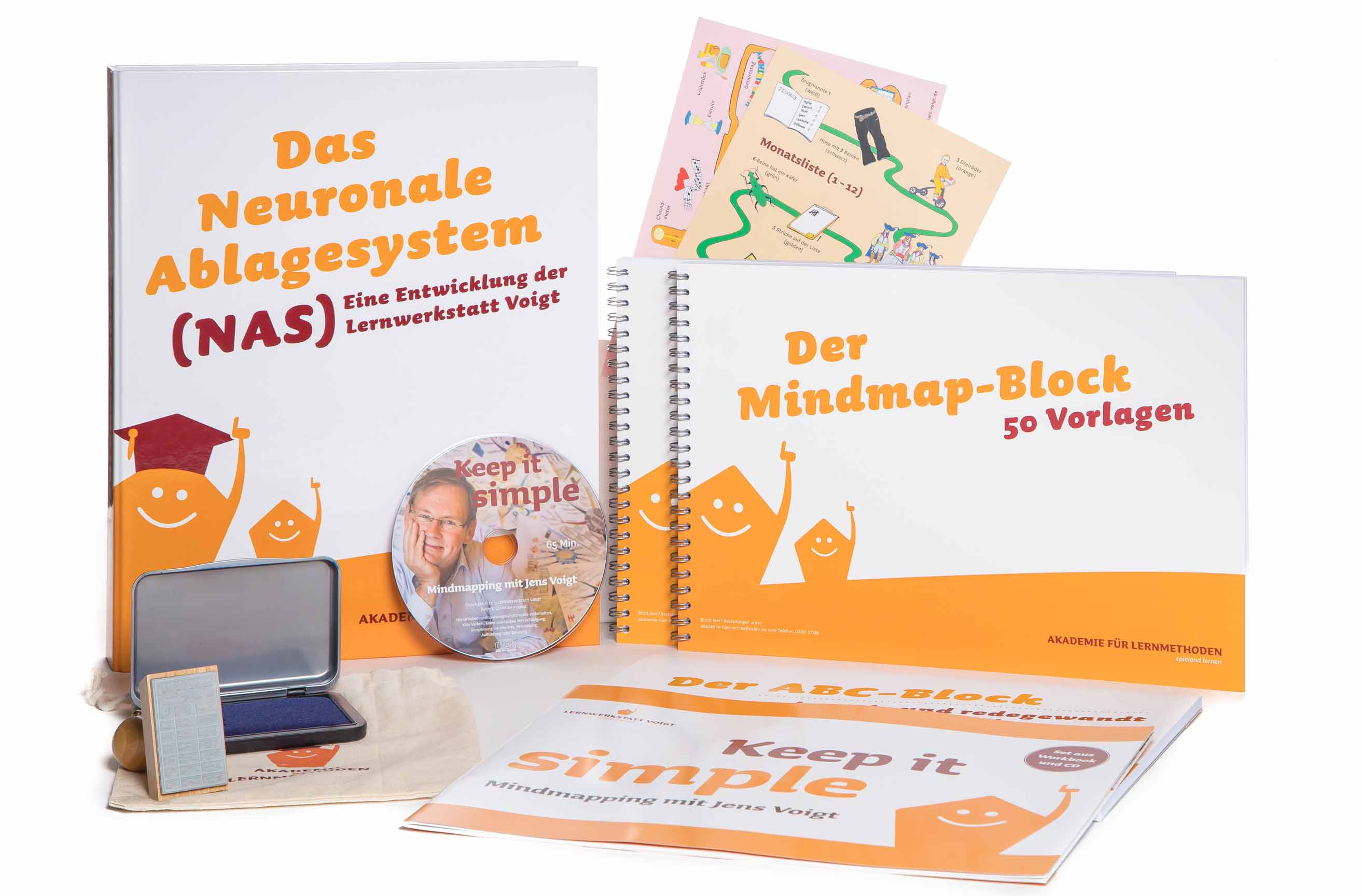 NAS Lernsystem – Ordner, Workbook und Mindmap-Box
